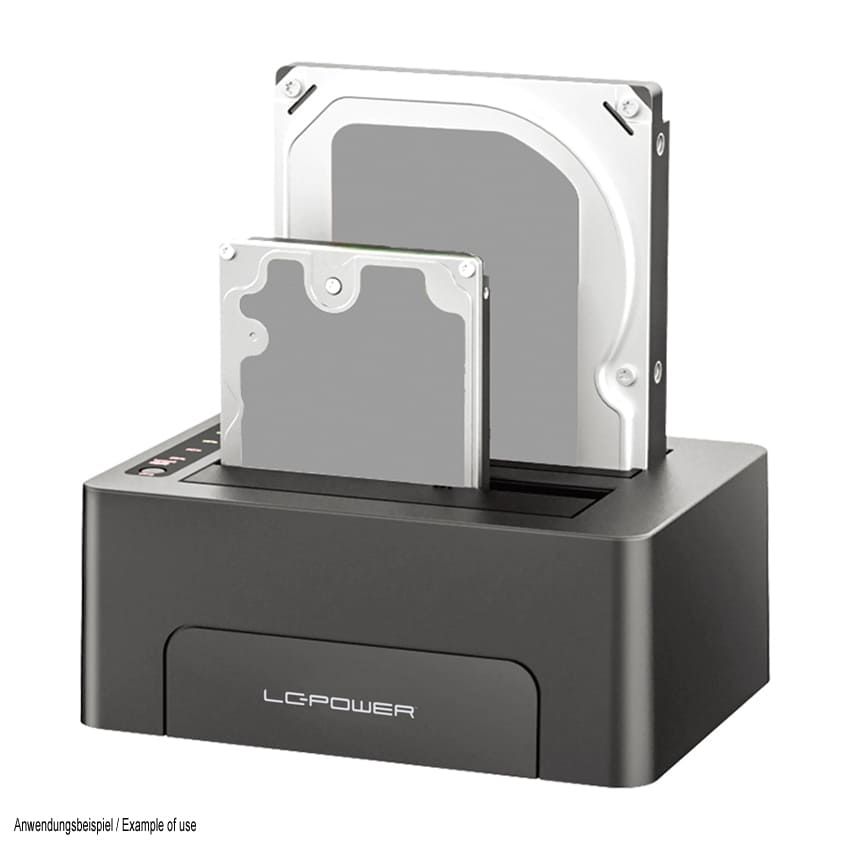 LC Power LC-DOCK-C-V2 HDD Docking Station Black