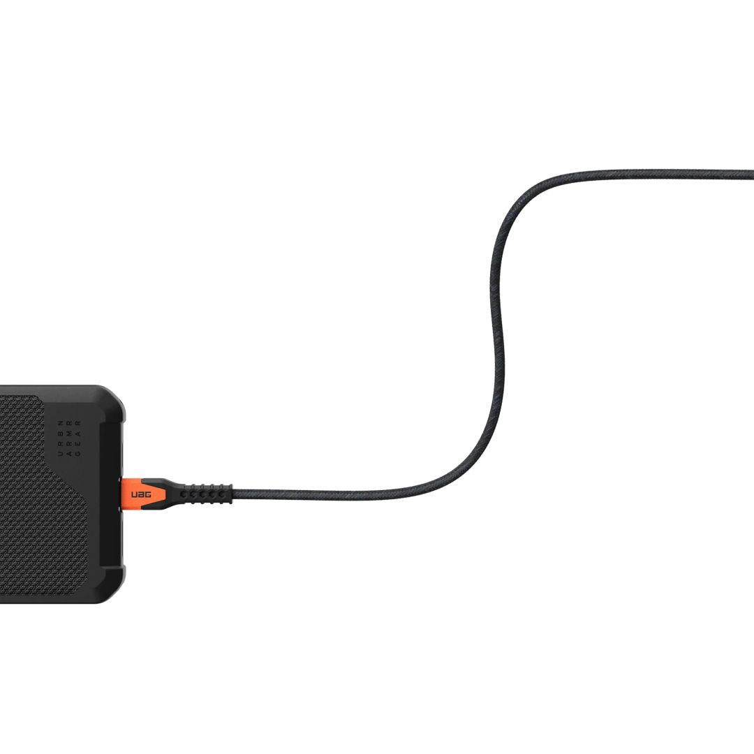 UAG Rugged Kevlar Cable USB-C - USB-C 1,5m Black/Orange