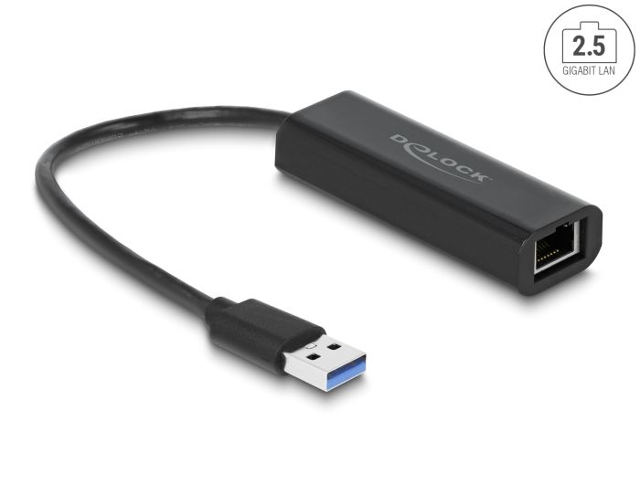 DeLock Adapter USB Type-A male to 2.5 Gigabit LAN