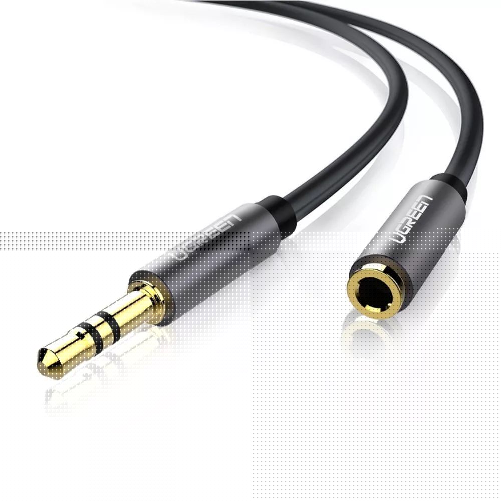 UGREEN 10592 3,5mm AUX cable 1m Black