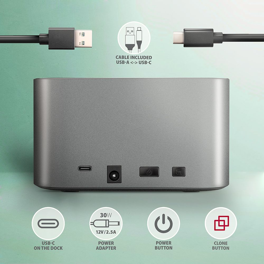 AXAGON ADSA-DC SuperSpeed USB DUAL2.5