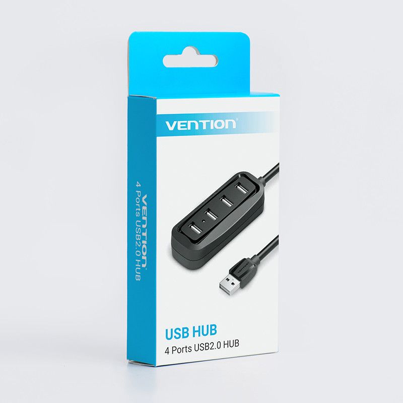 Vention 4-portos USB 2.0 HUB Black