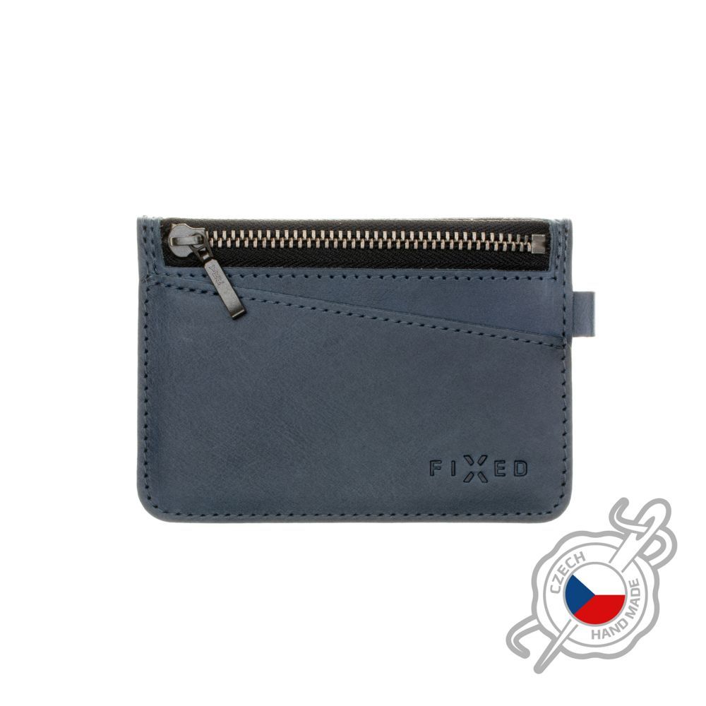 FIXED Coins leather wallet, blue