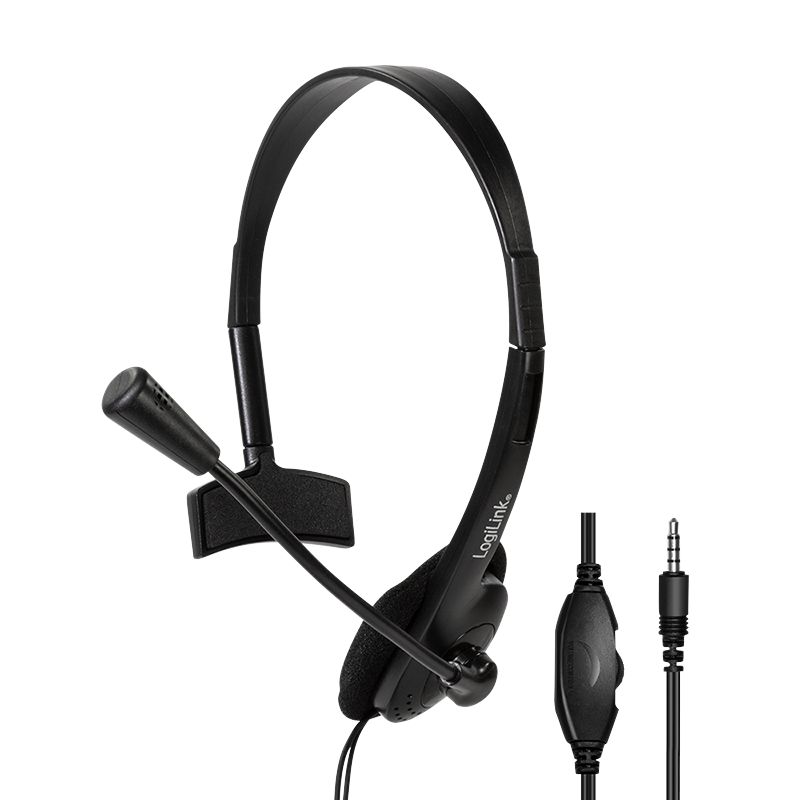 Logilink Mono headset Black