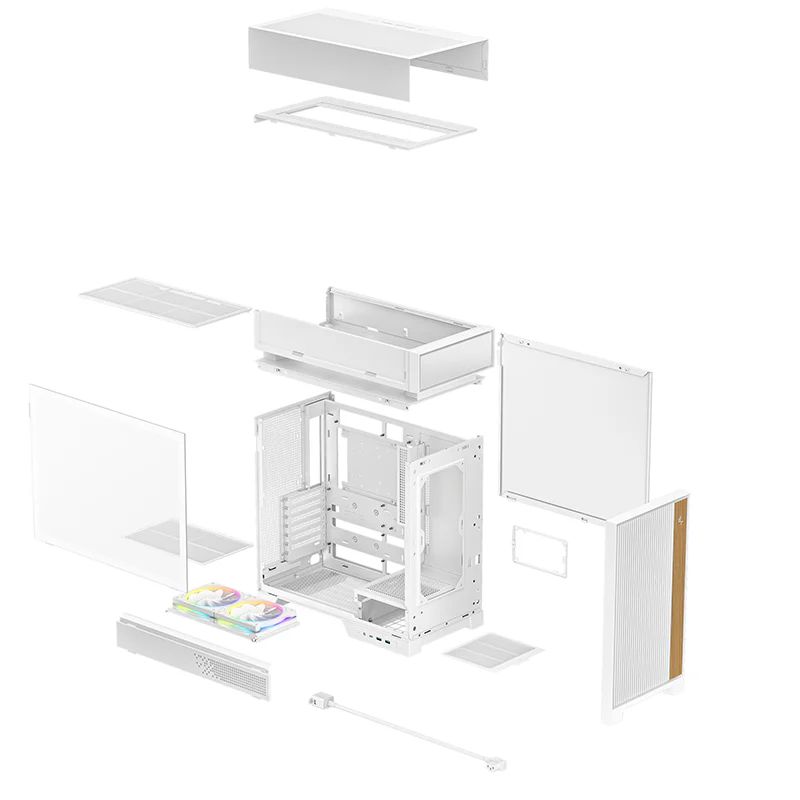 DeepCool CL660 Tempered Glass White