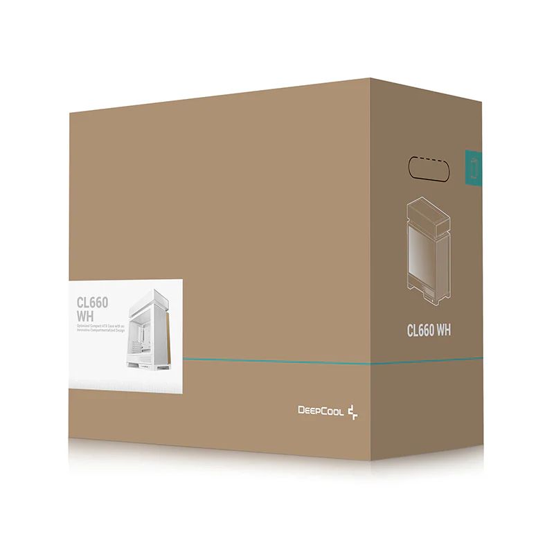 DeepCool CL660 Tempered Glass White