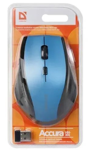 Defender MM-365 Wireless Mouse Black/Blue
