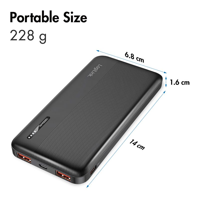 Logilink LiPo 10000mAh PowerBank Black