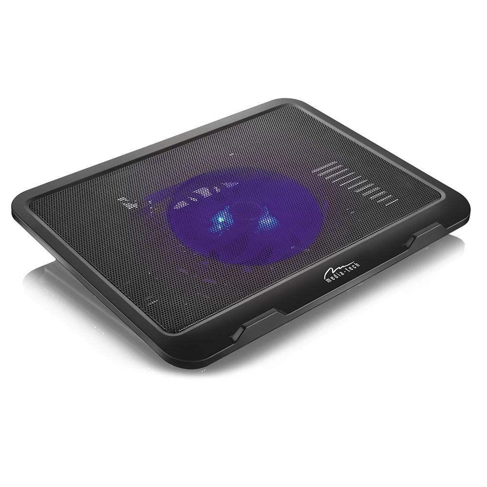 Media-Tech MT2660 SILENT Notebbok hűtő Black