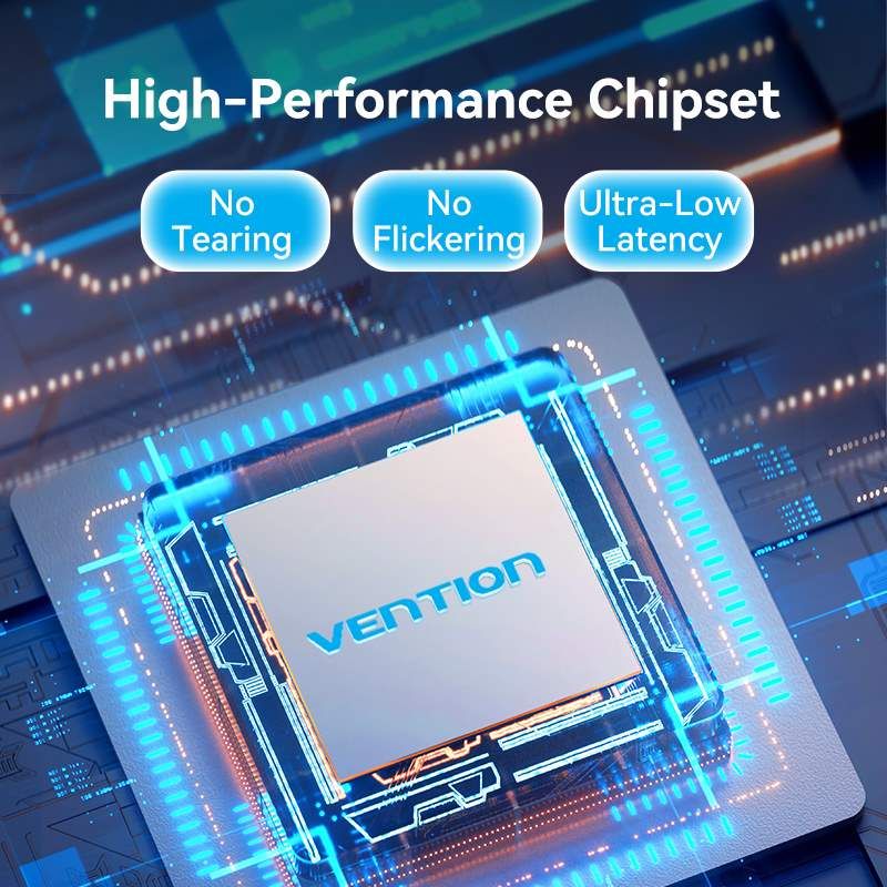 Vention Wireless HDMI Transmitter and Receiver 5GHz, 40m Black