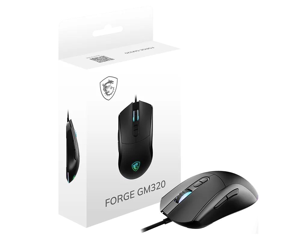 Msi Forge GM320 Gaming mouse Black