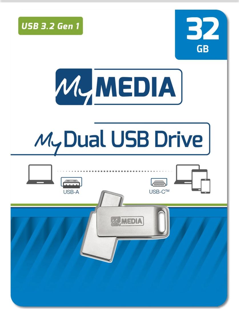 Verbatim 32GB MyMedia USB 3.2 Silver