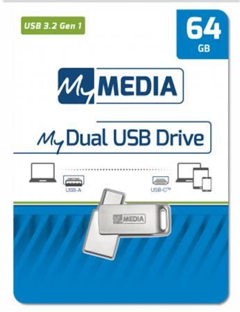 Verbatim 64GB MyMedia USB 3.2 Silver