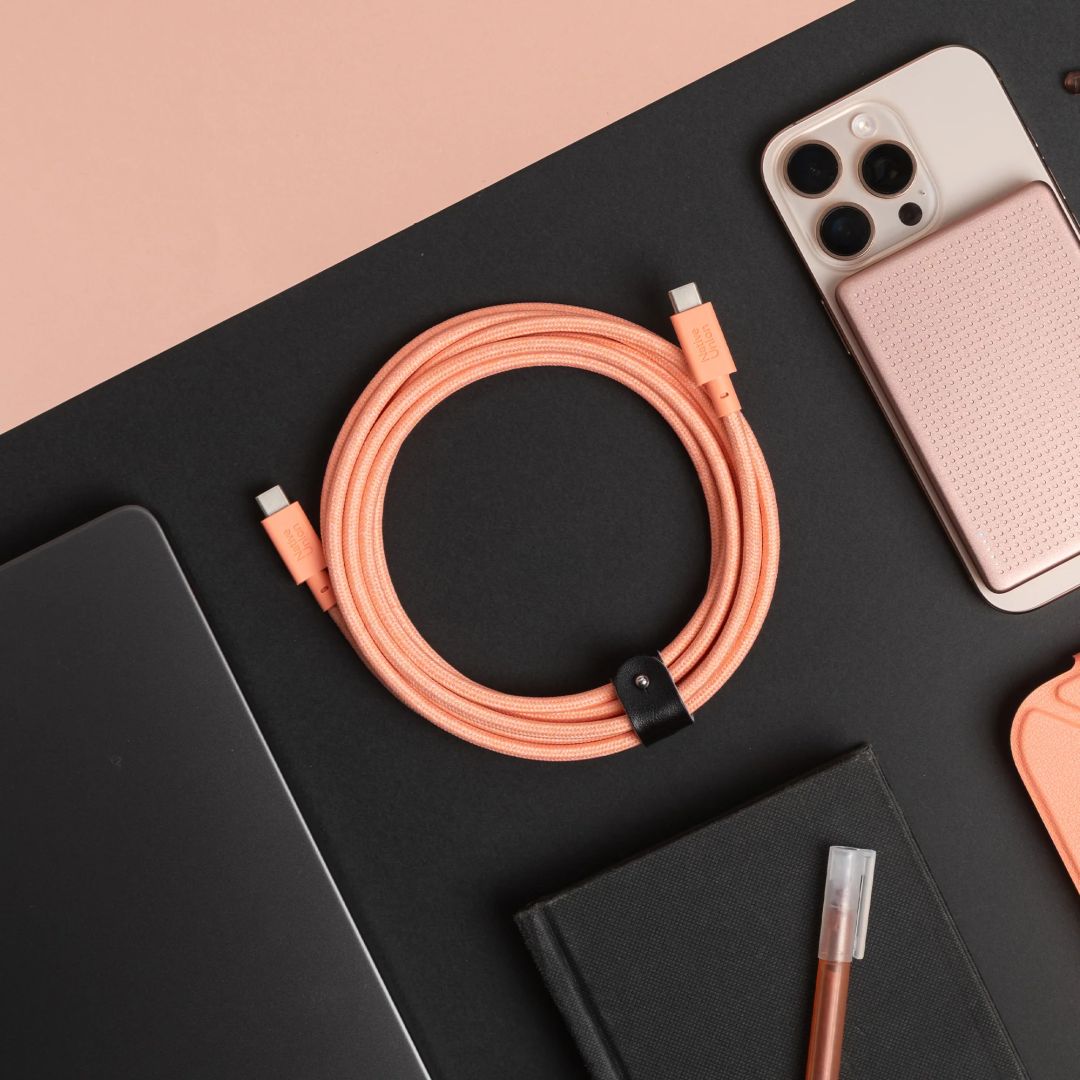 Native Union Belt USB-C to USB-C XL cable 3m Apricot