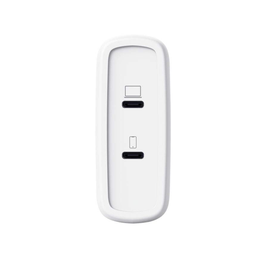 Trust Maxo 100W 2-Port USB-C GaN Charger White