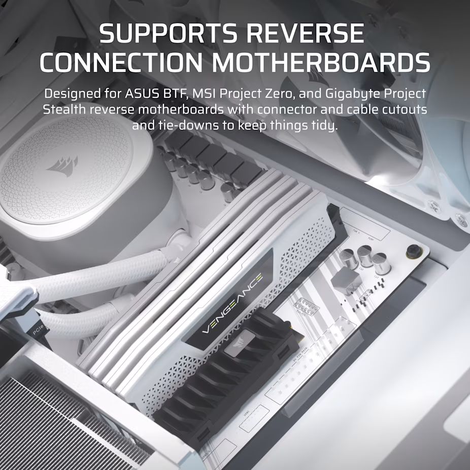 Corsair Frame 4000D RS ARGB Tempered Glass White