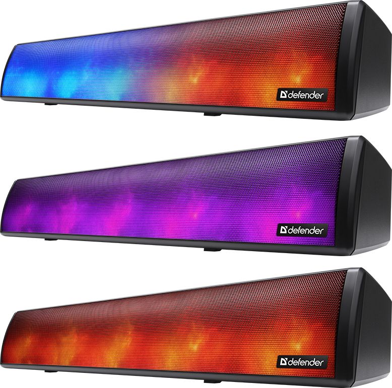 Defender Z8 RGB Bluetooth SoundBar Black