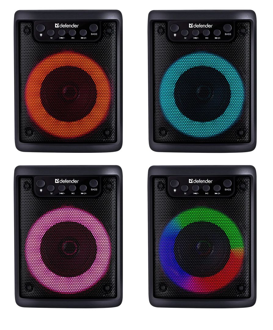 Defender Funky Bluetooth Portable Speaker Black