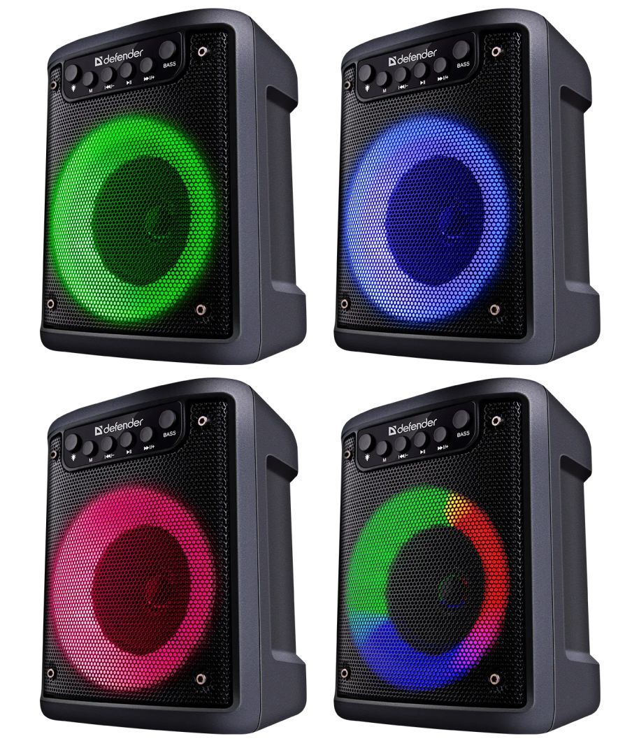 Defender Funky Bluetooth Portable Speaker Black