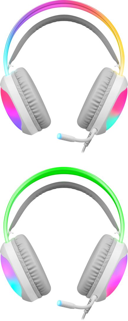 Defender Eclipse RGB Gaming Headset White