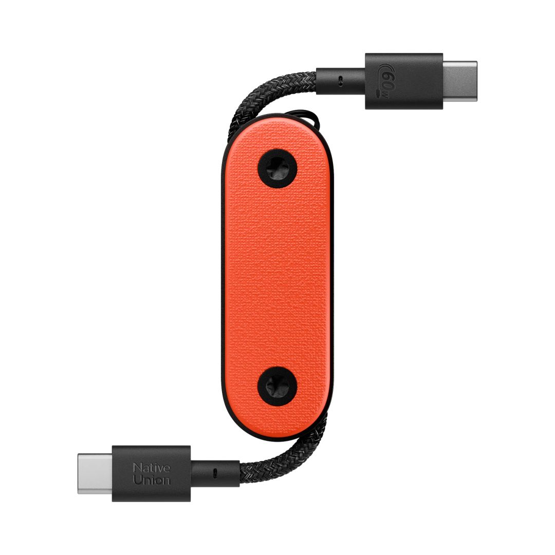 Native Union Pocket Cable USB-C to USB-C Cable Oxyfire