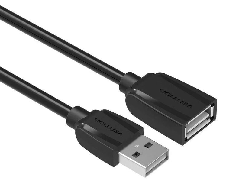 Vention USB 2.0 A Male to A Female Extension Cable 3m Black