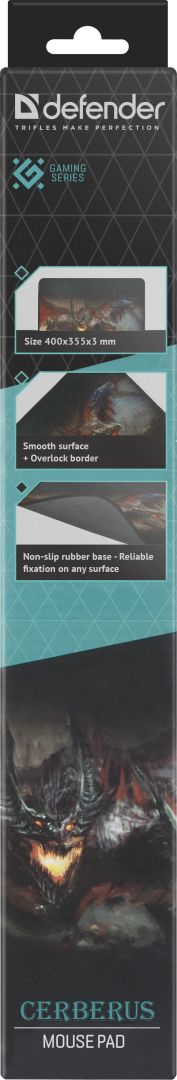Defender Cerberus XXL Gaming Egérpad Black