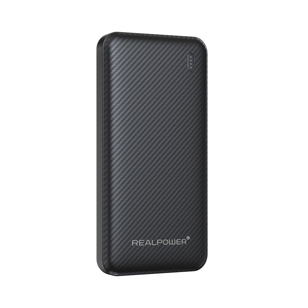 Realpower PB-10000 Plus 10000mAh PowerBank Black