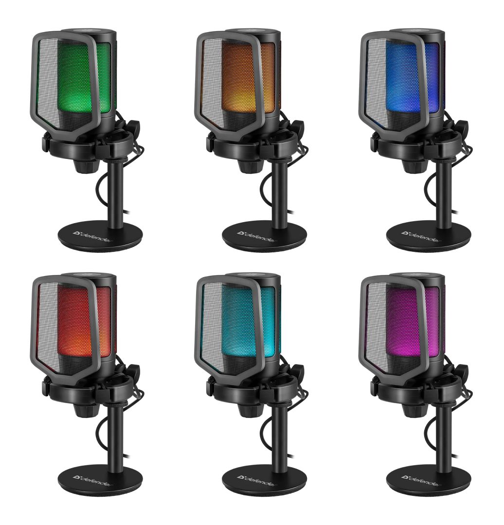 Defender Impulse GMC 600 Gaming Stream Microphone Black