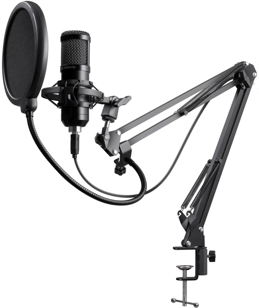 Defender Space GMC 450 Gaming Stream Microphone Black