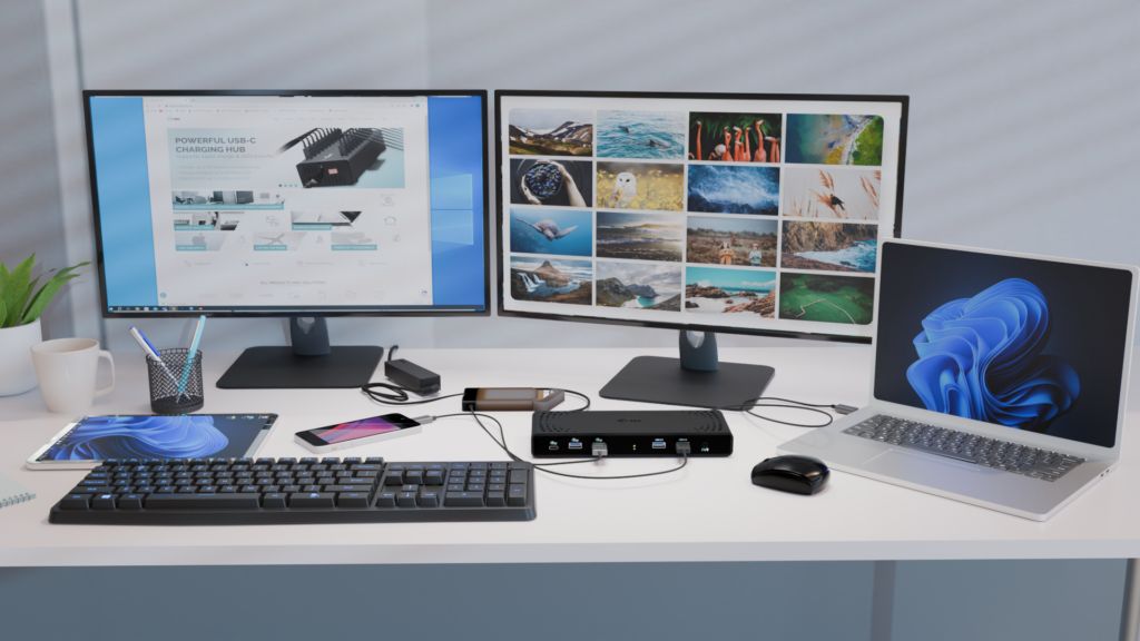 I-TEC Universal Dual 4K Display Docking Station + Power Delivery 85W