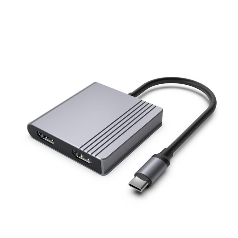 Gembird A-CM-COMBO3-04 USB Type-C 3-in-1 Multi-Port Adapter Space Grey