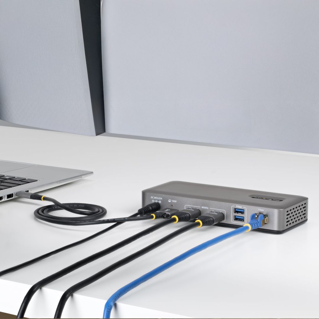 Startech Dual-Monitor USB-C Docking Station Space Gray