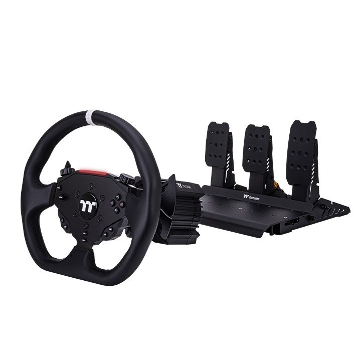 Thermaltake G6 Direct Drive Racing Wheel with Pedals Bundle Black