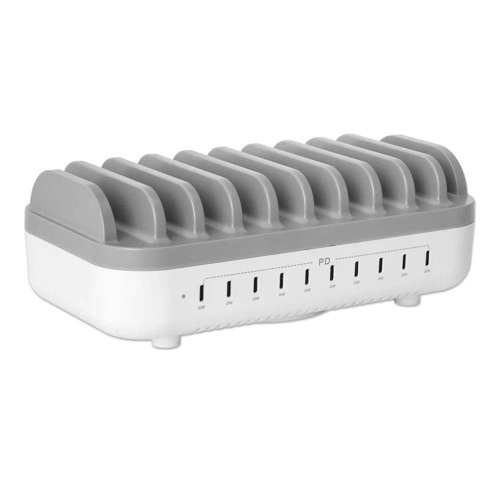 Manhattan 10-Port USB-C Power Delivery Charging Station