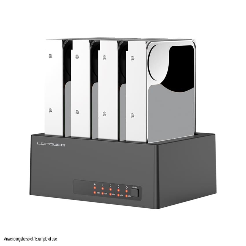 LC Power LC-DOCK-U3-4B-V2 HDD Docking Station