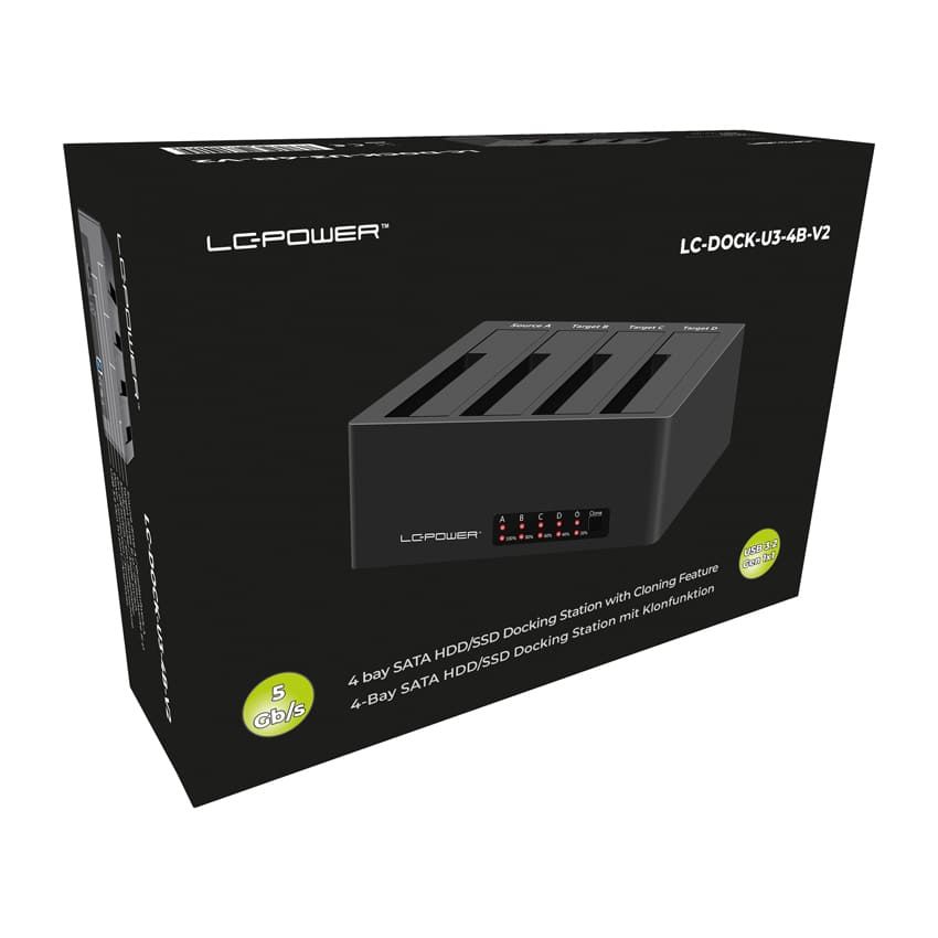 LC Power LC-DOCK-U3-4B-V2 HDD Docking Station