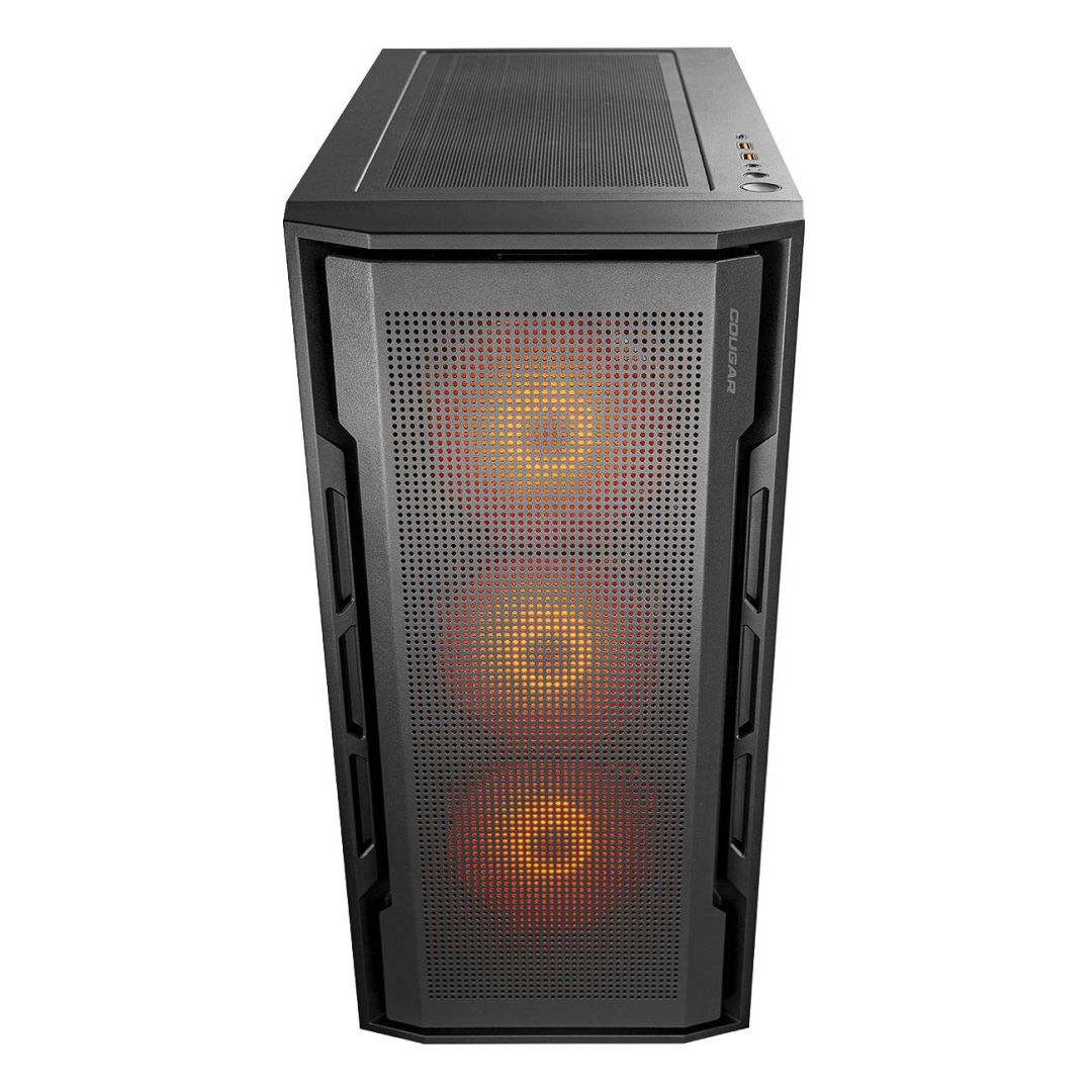 Cougar Uniface RGB Tempered Glass Black