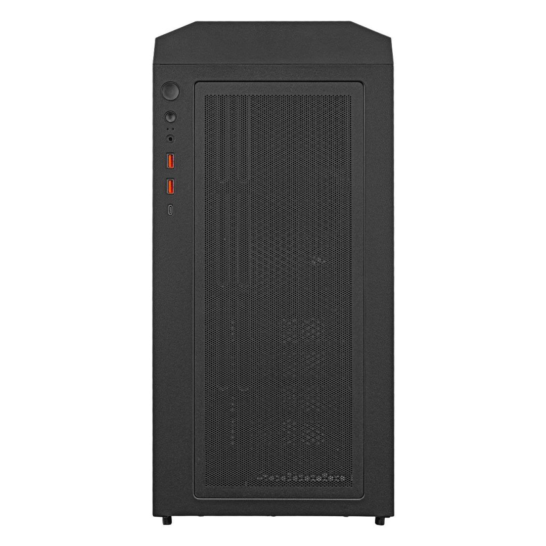 Cougar Uniface RGB Tempered Glass Black