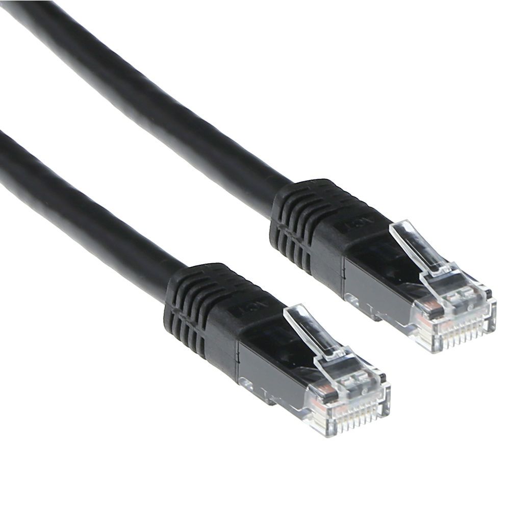 ACT CAT5e U-UTP Patch Cable 1m Black