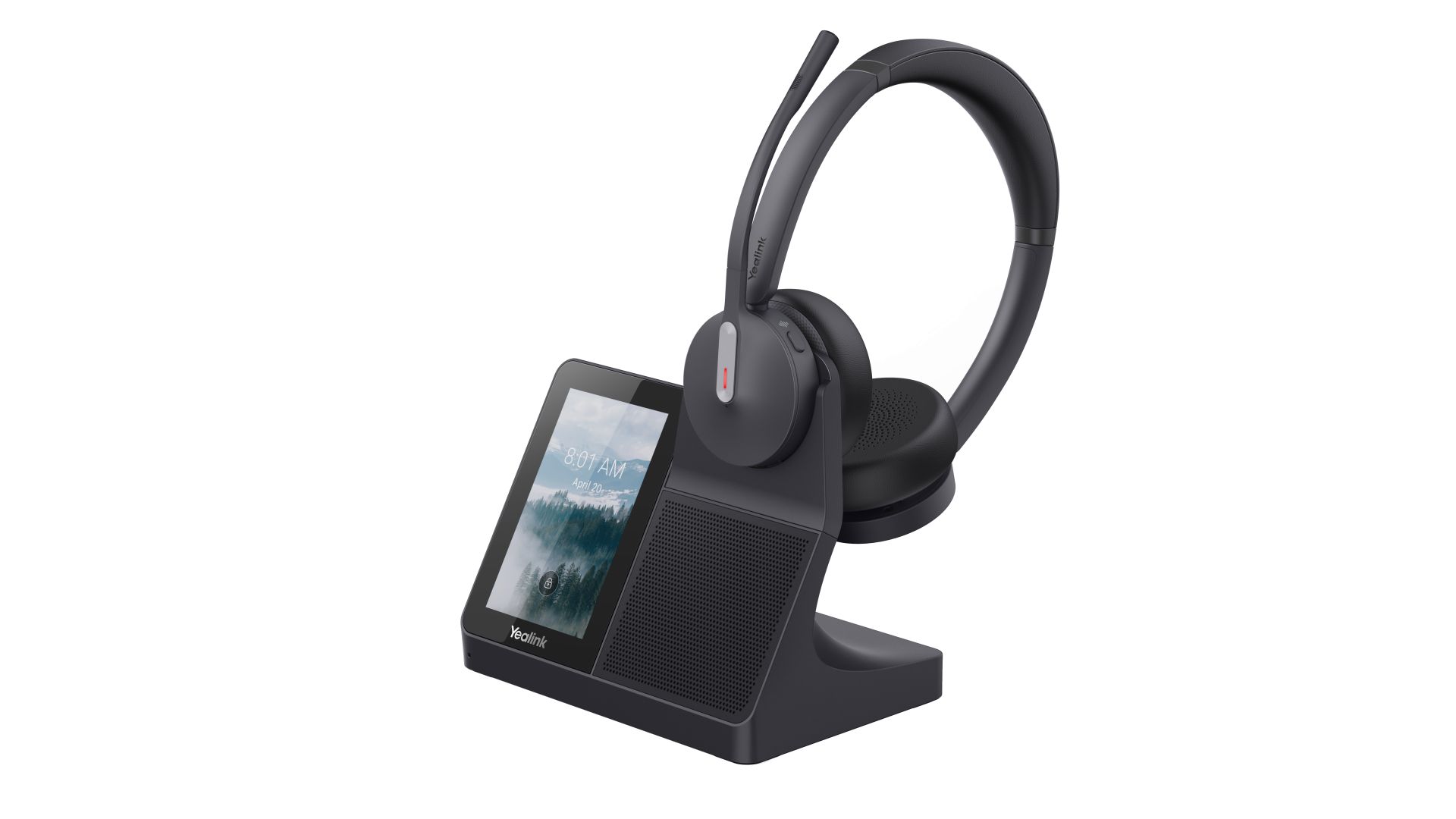 Yealink WH64 Workstation Dual DECT Wireless Headset Black