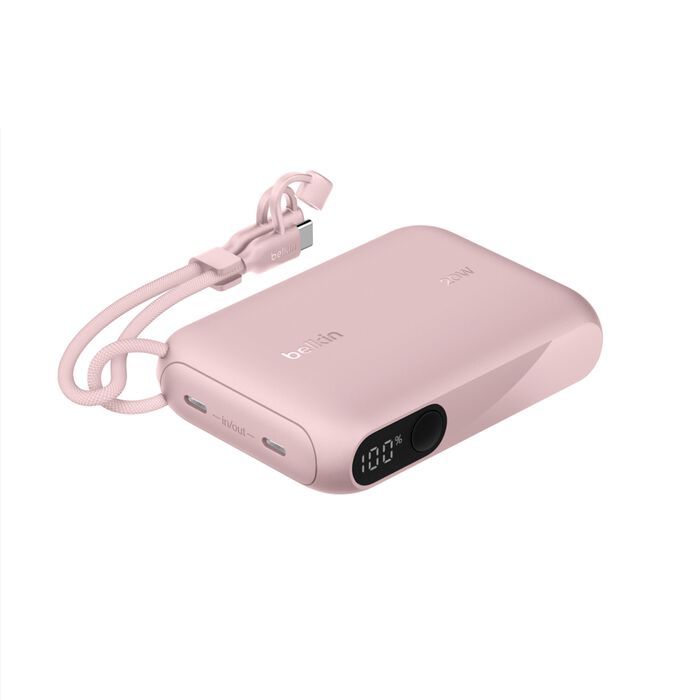 Belkin BoostCharge with Display 10000mAh PowerBank Pink