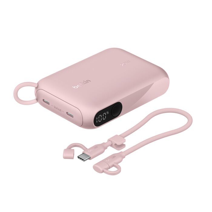 Belkin BoostCharge with Display 10000mAh PowerBank Pink