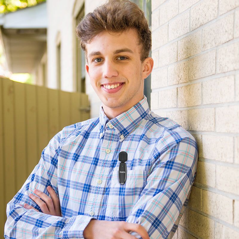 Hoco L15 Crystal Wireless microphone Black