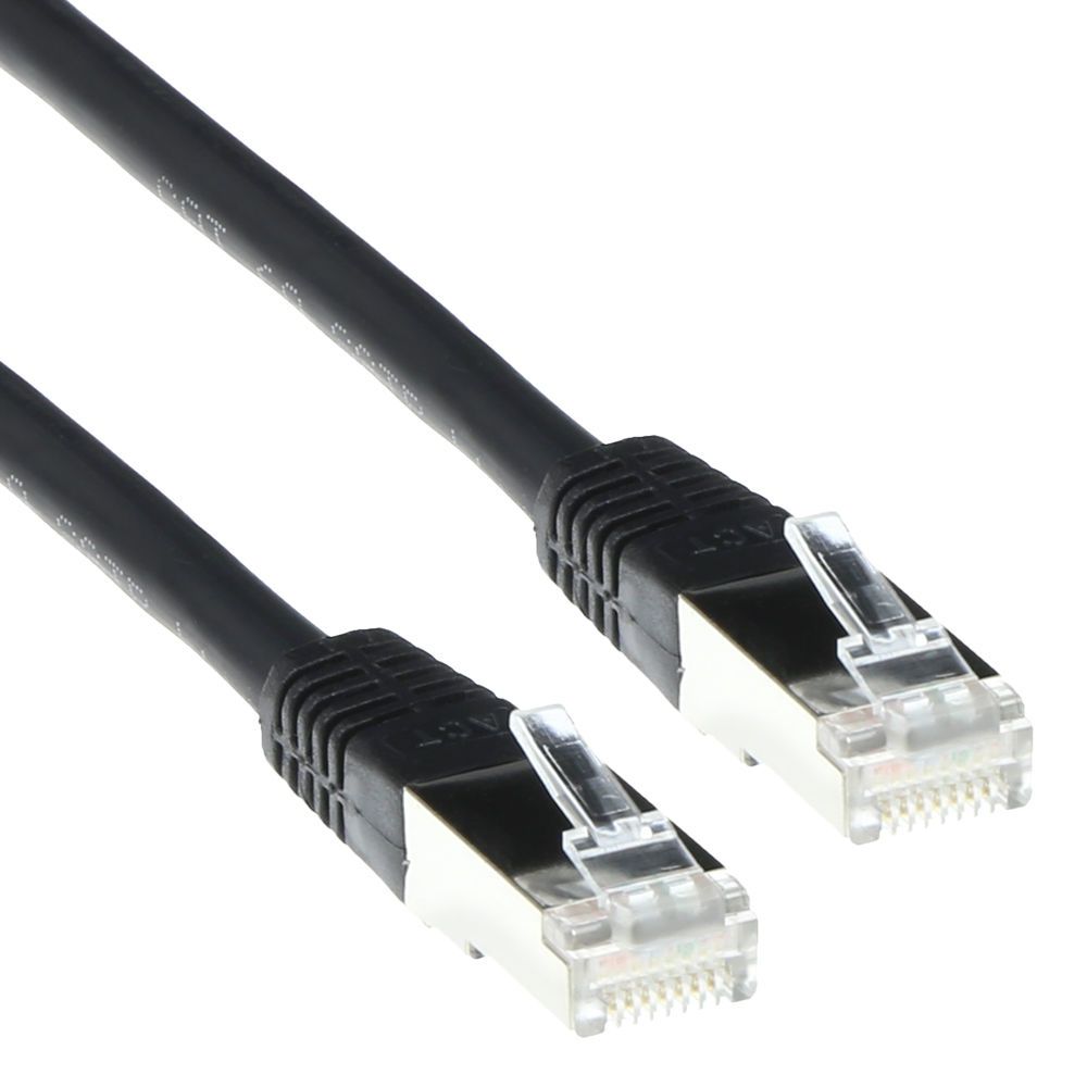 ACT CAT5e F-UTP Patch Cable 5m Black 