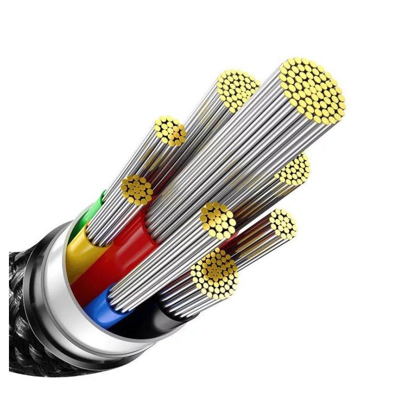 Baseus Tungsten Gold USB-C - USB-C 240W Cable 2m Black