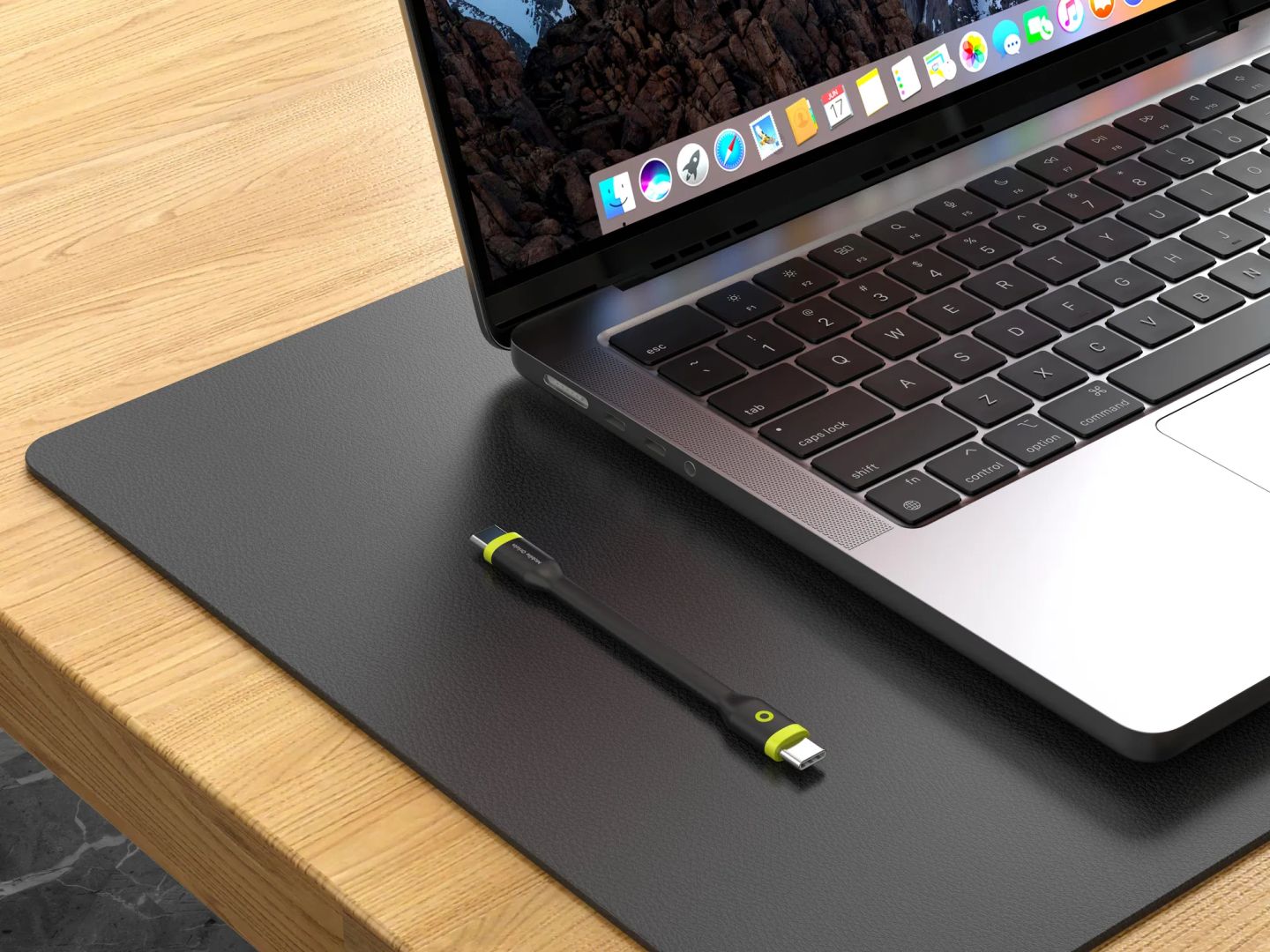 Mobile Origin Compact Cable USB-C to USB-C 10cm Black