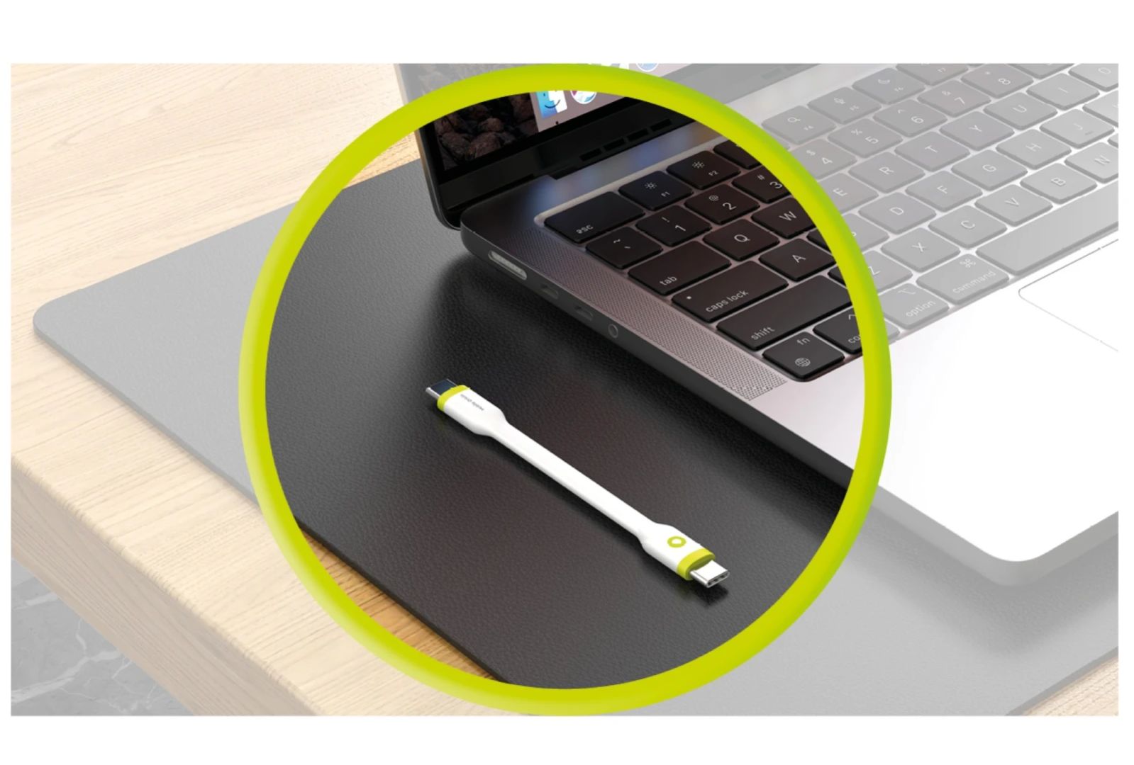 Mobile Origin Compact Cable USB-C to USB-C 10cm White