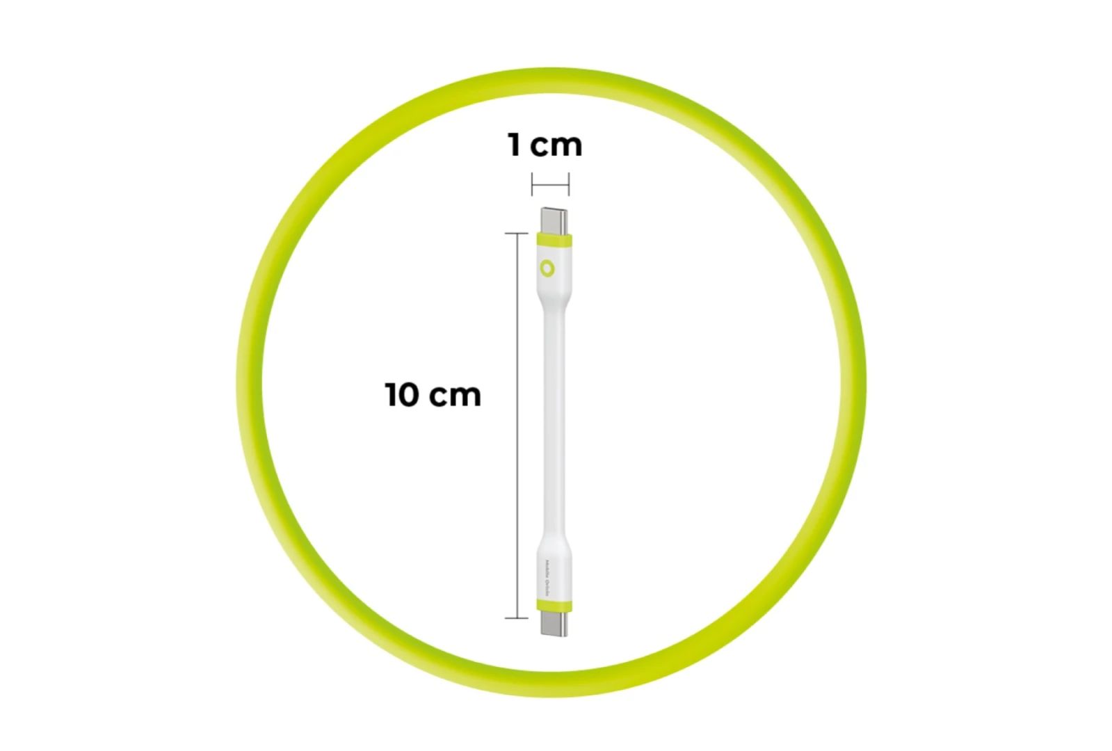 Mobile Origin Compact Cable USB-C to USB-C 10cm White