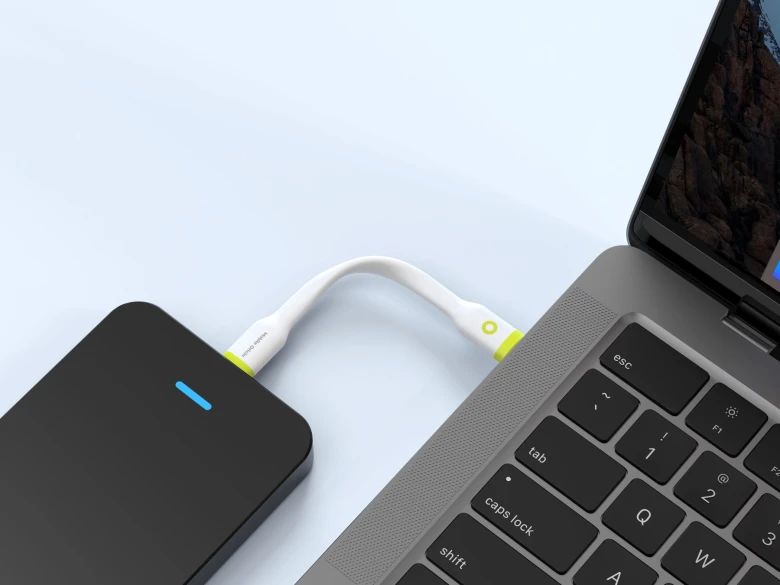 Mobile Origin Compact Cable USB-C to USB-C 10cm White